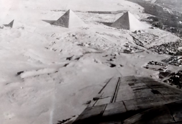 Flying over Cairo. Photo © Aase Linaae